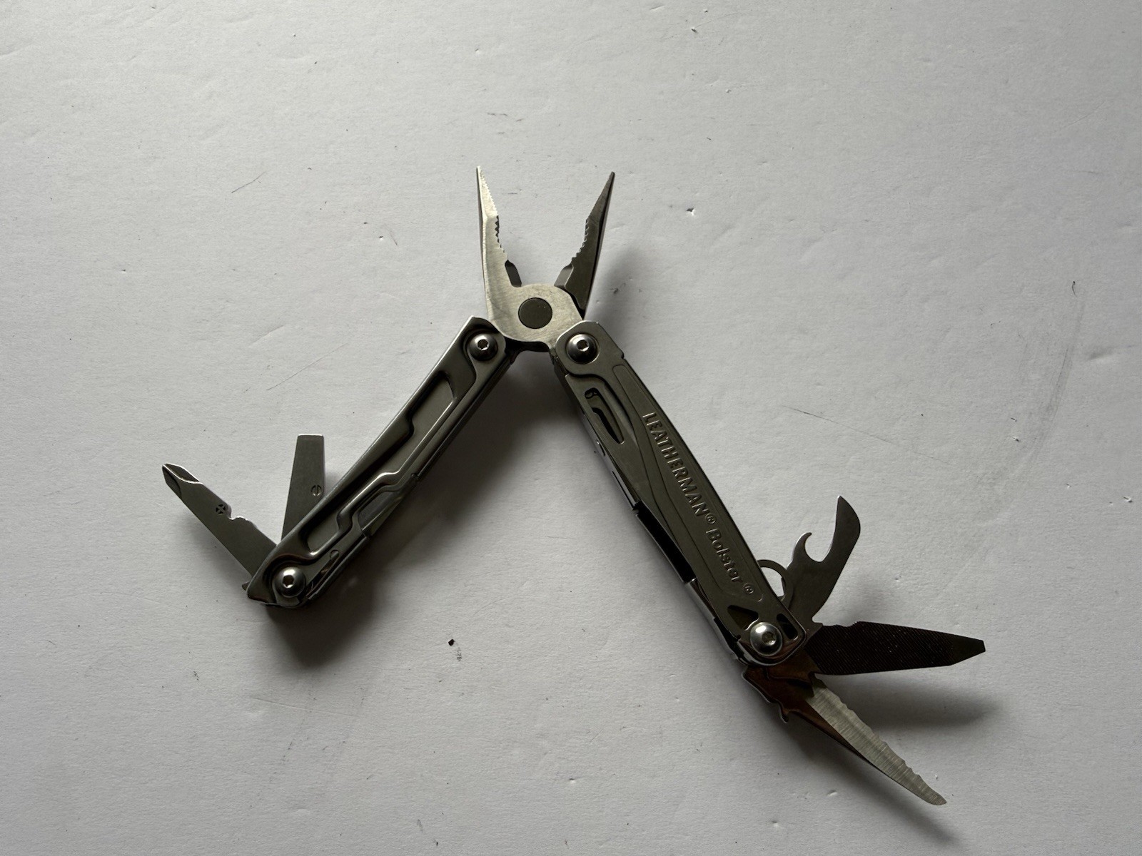 Leatherman Bolster Multi-Tool 12 Function Pliers Knife FAST SHIPPING