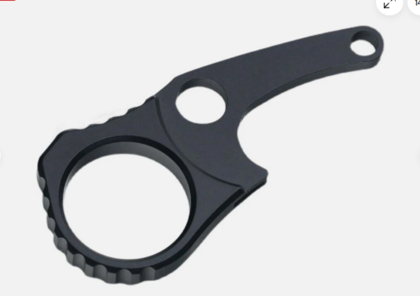 DIY Paramilitary 2 C81 Folding Knife Aluminum Alloy Handle Back Keel Spine Tool