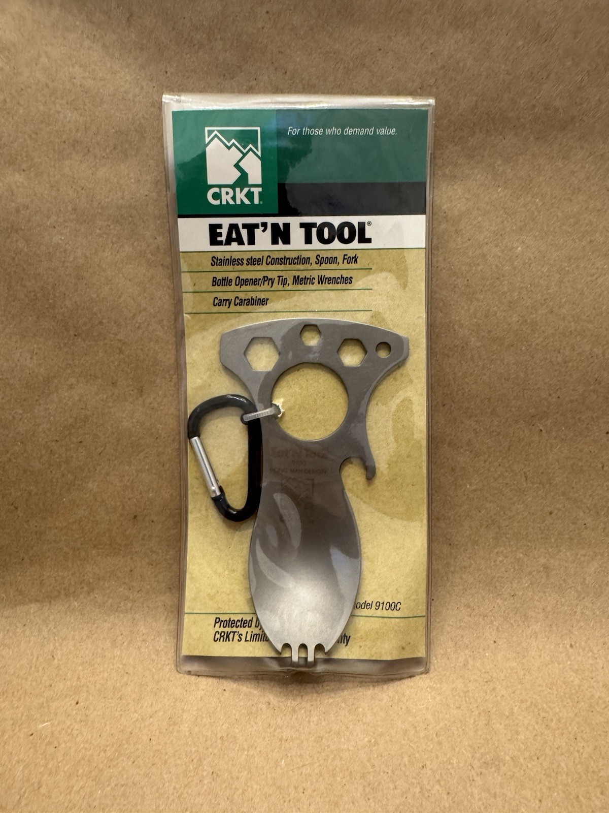 CRKT Eat’N Tool Multi Tool Stainless Steel 9100C