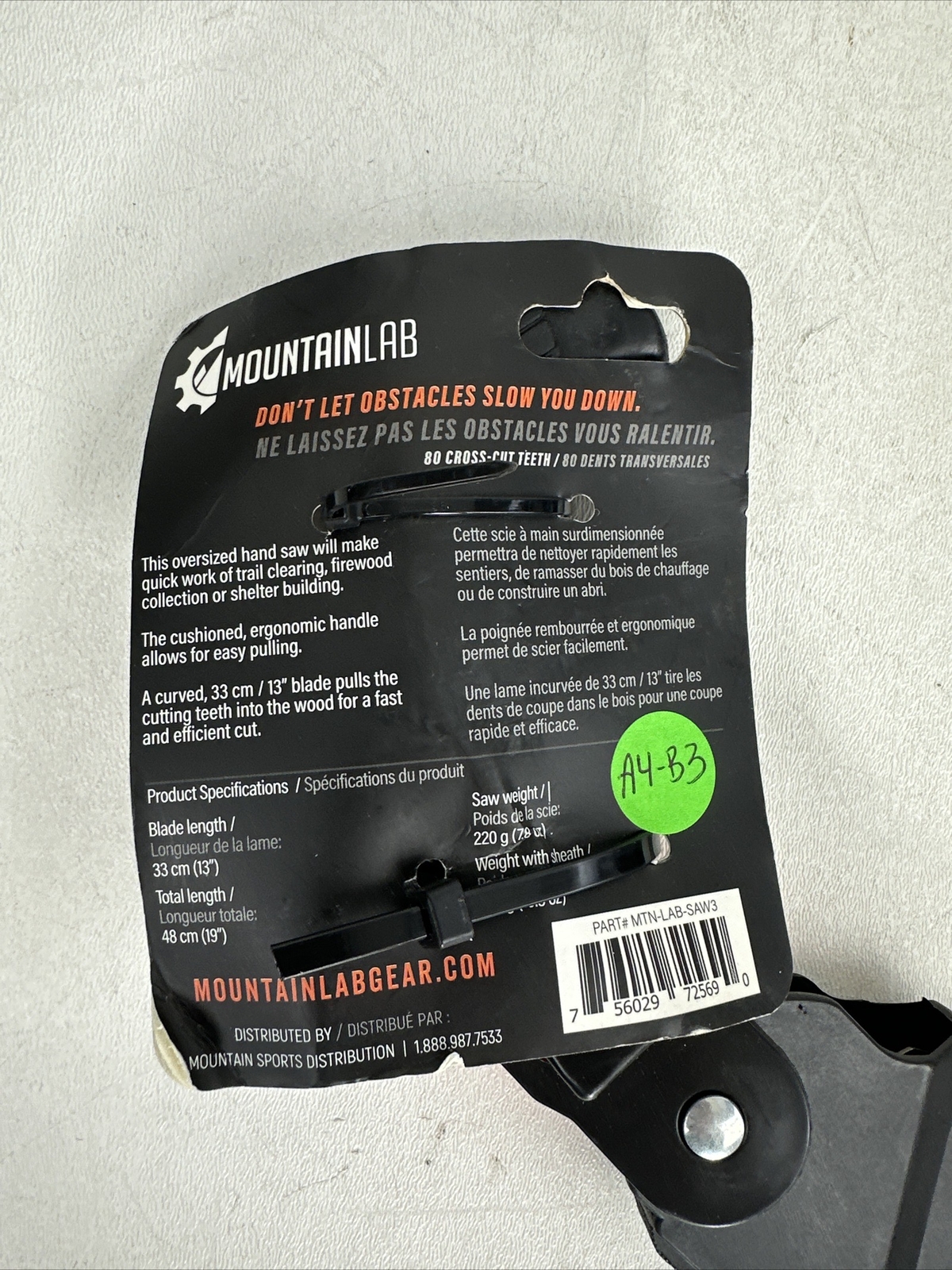 Mountain Lab Harvester Handsaw 13″ Blade MTN-LAB-SAW3