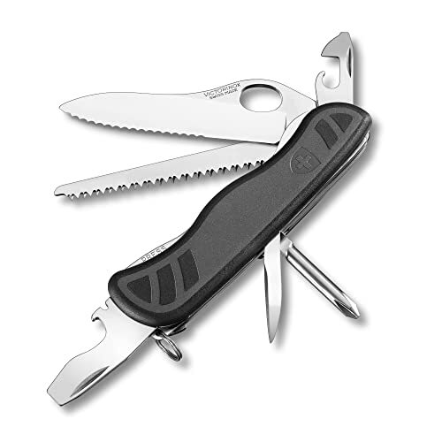 Victorinox Unisex’s Soldier Swiss Army Pocket Knife 8 cm/Large Green/Black