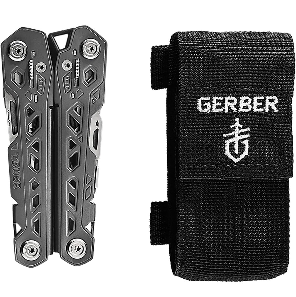 Gerber Gear Truss 17-in-1 EDC Needle Nose Pliers Multi tool – includes Pocket Kn