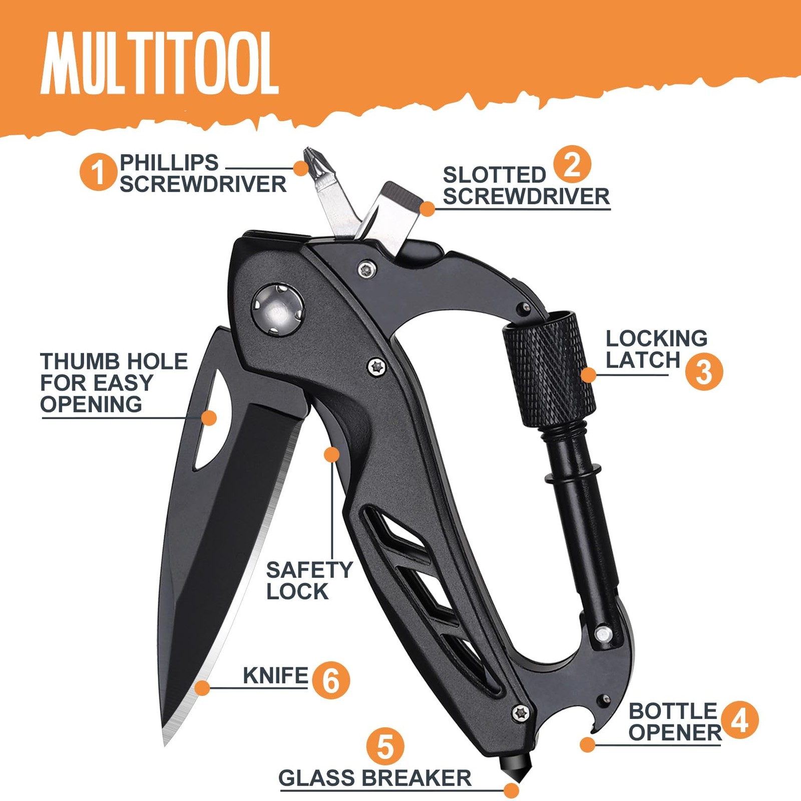 Gifts for Men, Dad, Grandad, Multitool Pocket Knives, Camping Gadgets, Ou…