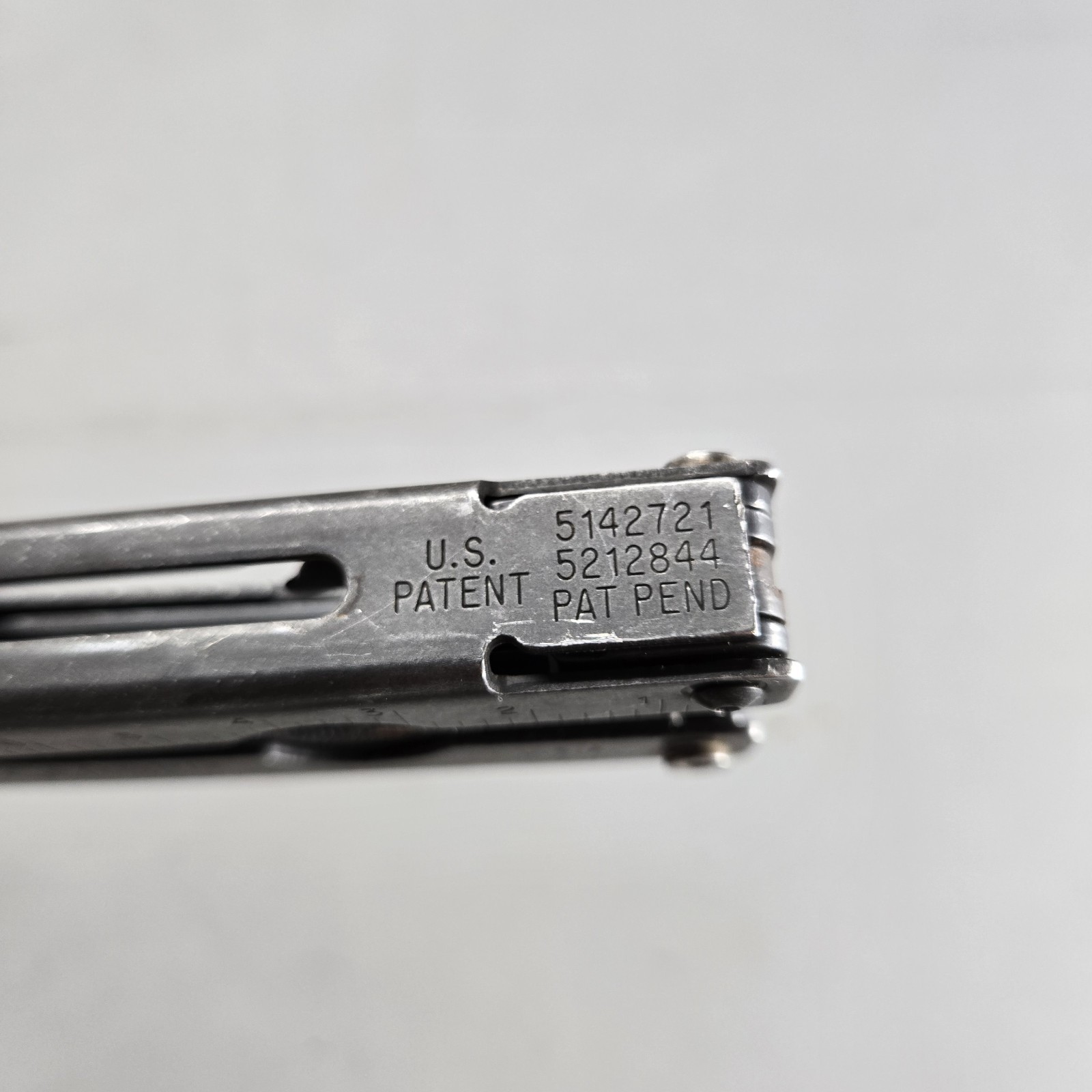 Vintage USA Gerber MultiTool Blunt Pliers Patent #5142721-#5212844 Stainless