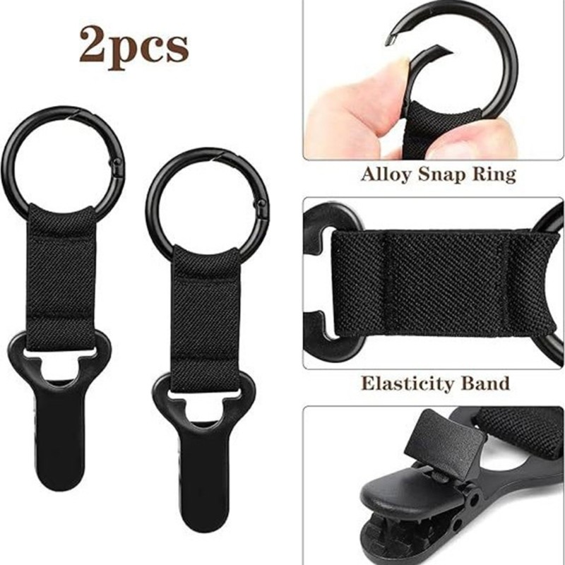 2Pcs Quick Install Gear Clip No Tools Needed for Enthusiasts Outdoor Adventures