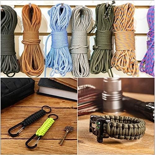 Juego de 12 piezas de herramientas para nudos de acero inoxidable para paracord