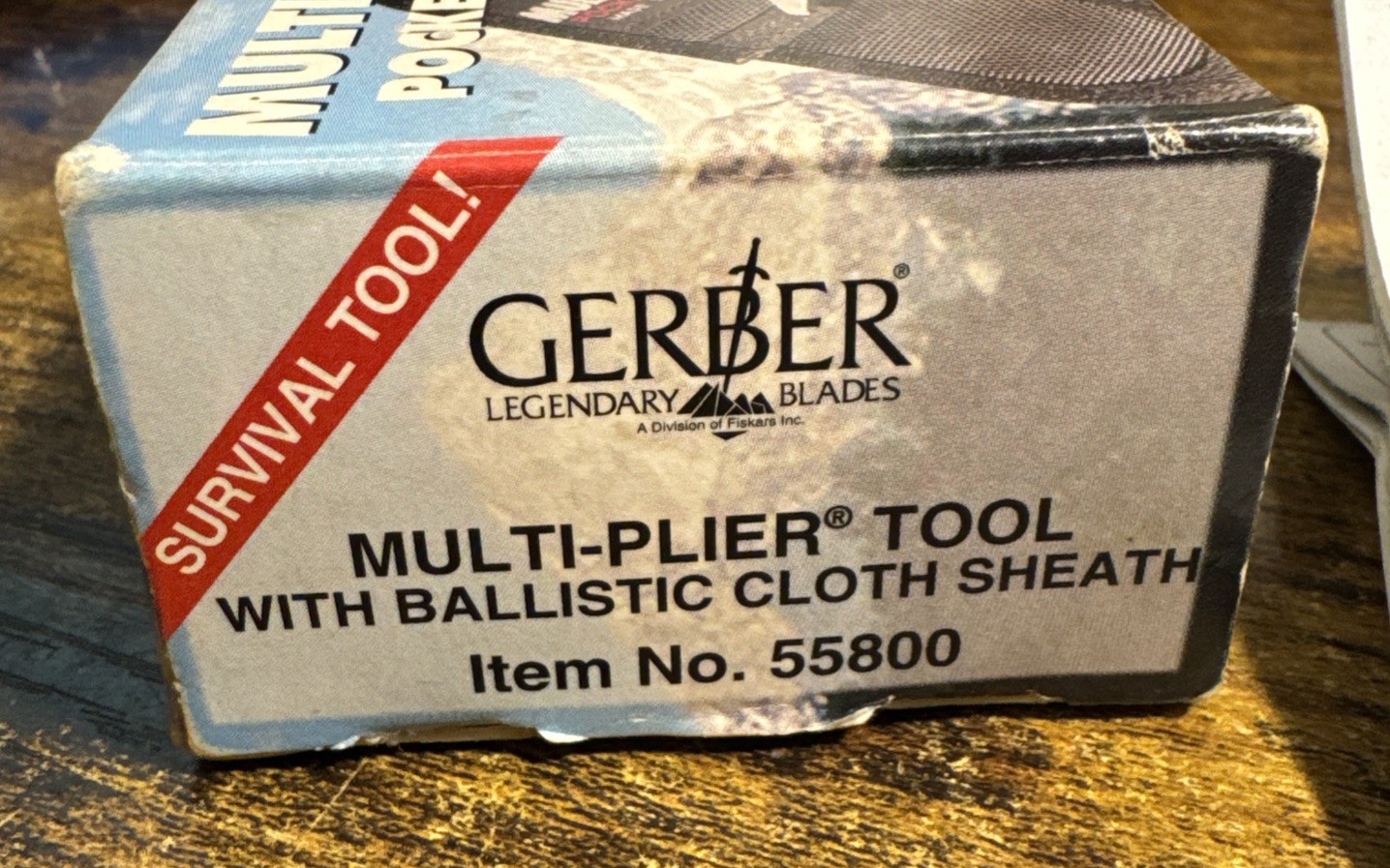 Gerber Multiplier Tool Pocket Knife #55800 In Box~Vintage~Broad Nose