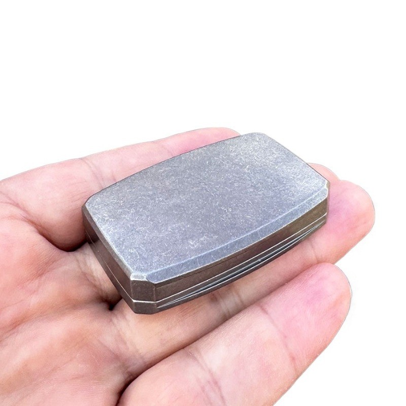 TC21 Titanium Alloy EDC Tool Storage Box 55x38x12mm