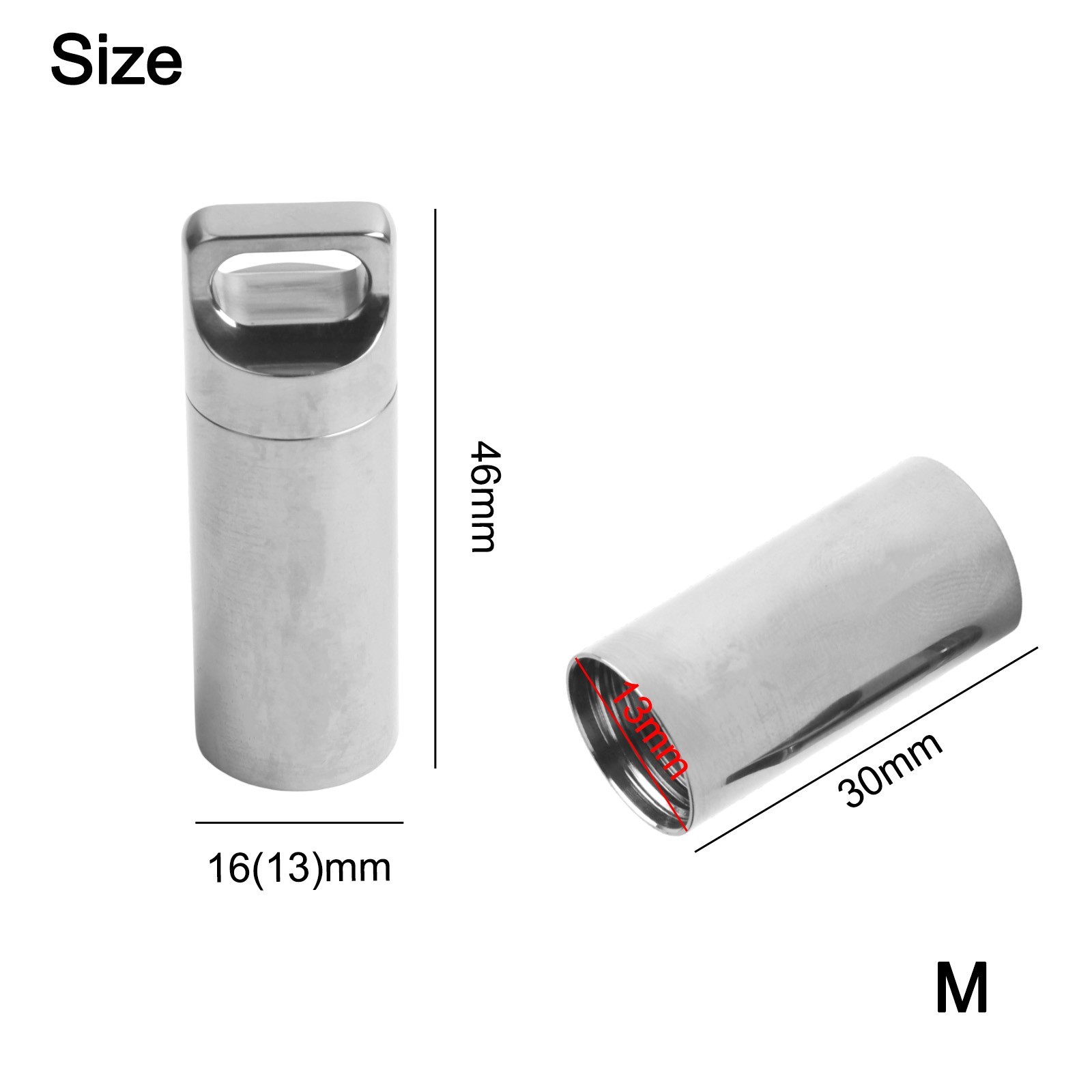 Outdoor Sports Container Storage Bin 9mm 13mm 17mm Connect To Keychains