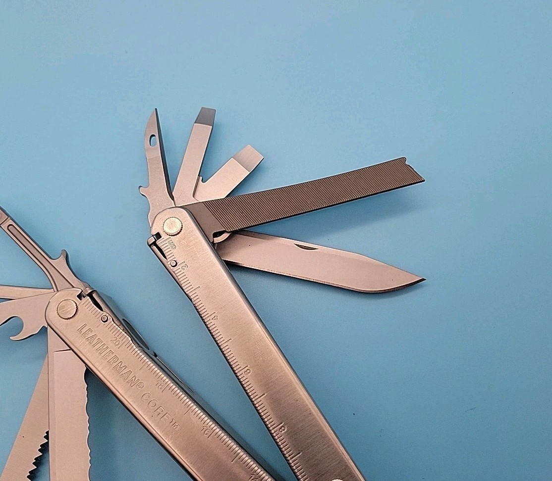 Leatherman Core Multi-Tool -Dated 1105 – Silver – RETIRED – Logo: Neopost