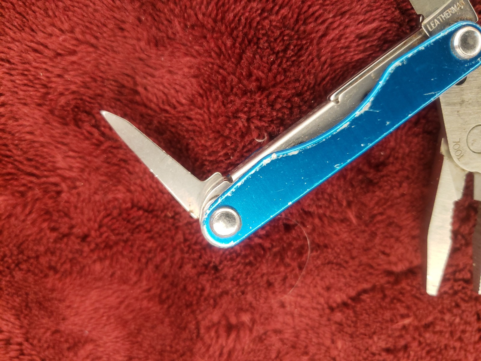 🔪🔪 Leatherman Squirt P4 Multi-Tool Blue Keychain