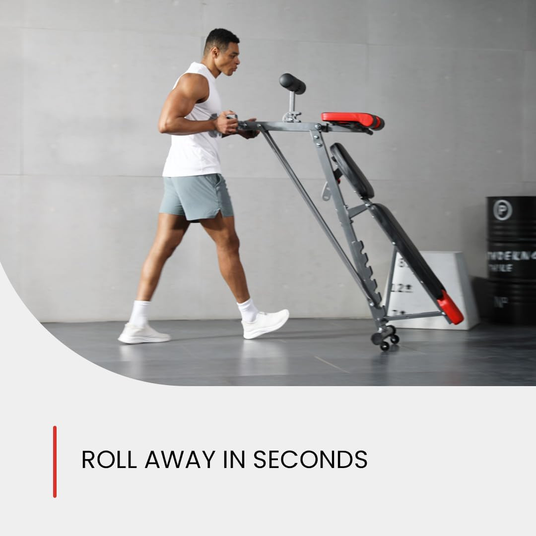 Multi-Functional FID Weight Bench for Full All-In-One Body Workout – Hyper Back