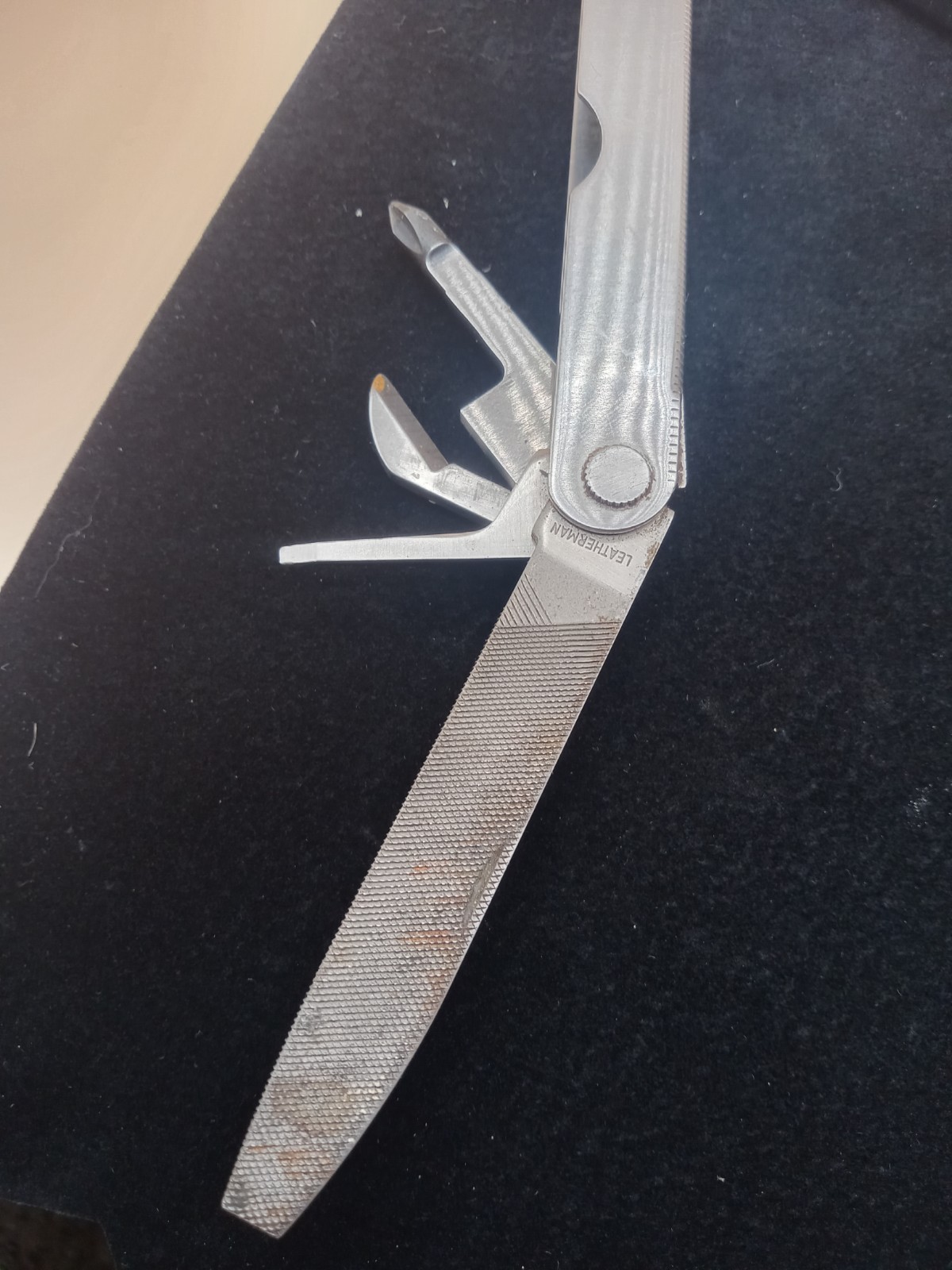 Vintage Leatherman PST Multi Tool W/ Leather Sheath June 1993 Date Code