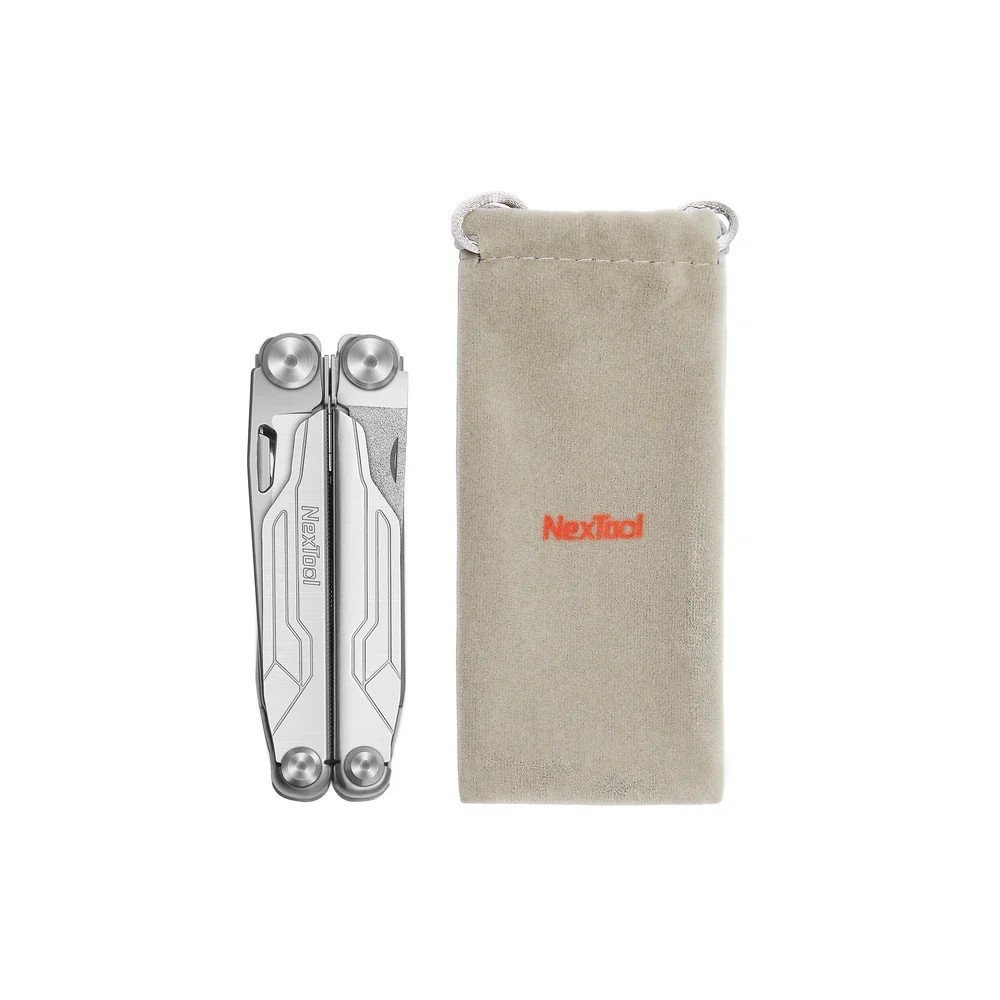 NexTool Flagship Captain Multi Tool Locking Mechanism Stainless Handles NE20214