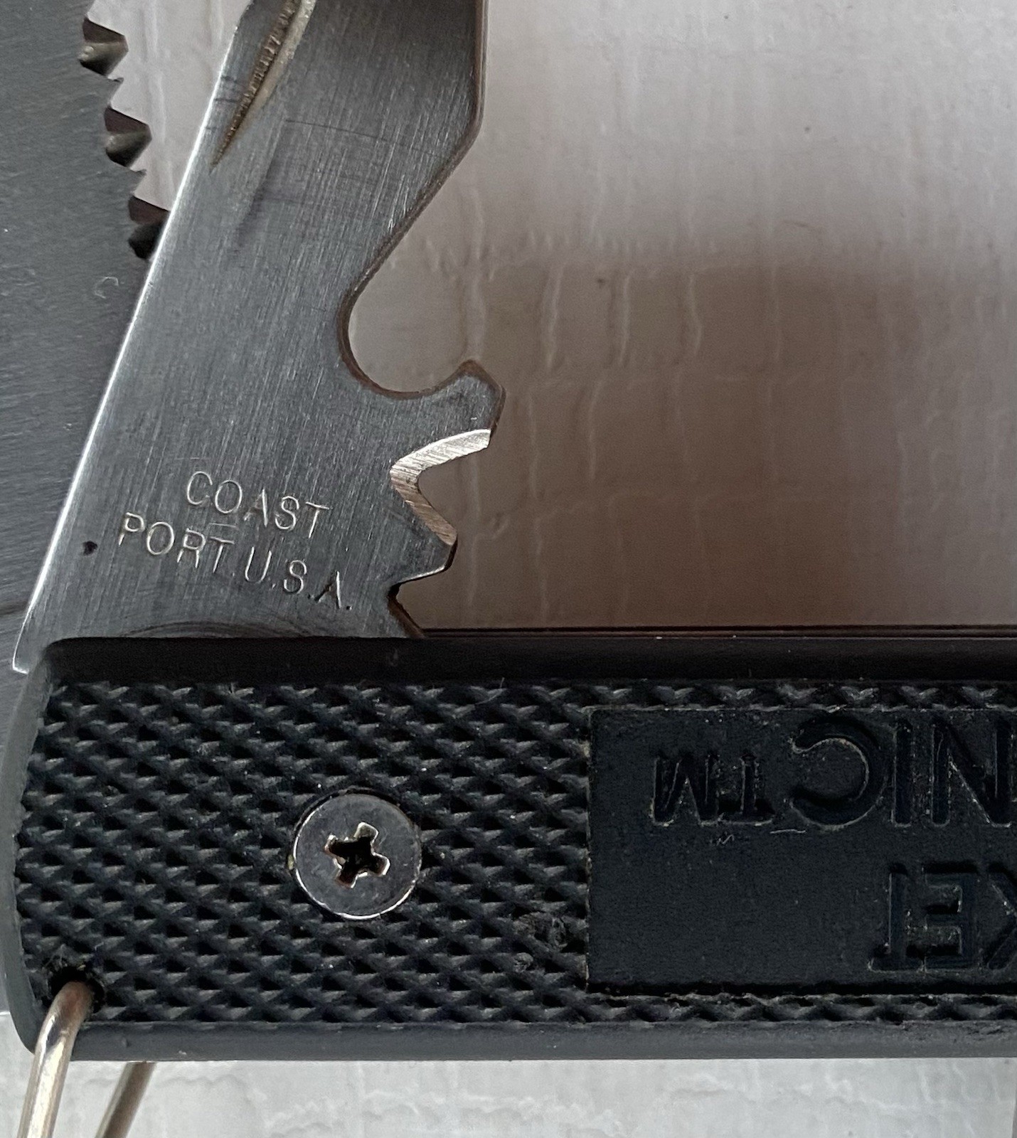 VINTAGE MULTI Tool w/SHEATH 14 Tool “POCKET Mechanic TOOL” Used USA Made