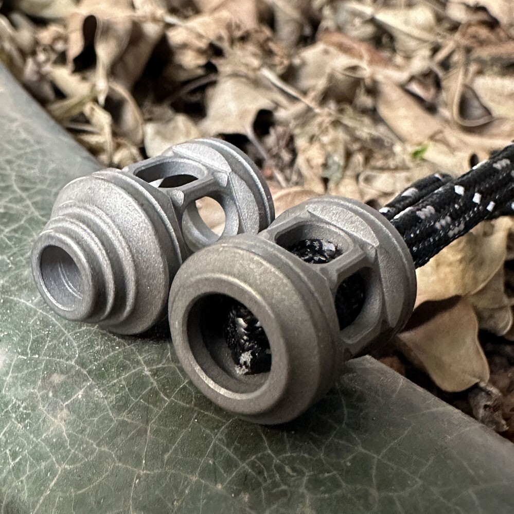 Titanium Alloy Bead or Imported PEI Parachute Cord Lanyard DIY Bead EDC Beads