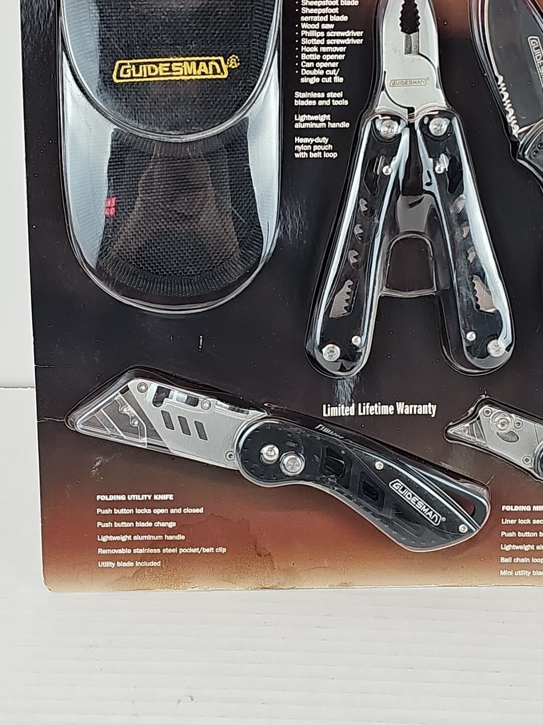Guidesman 5 Piece Multi-tool set – Nylon Pouch With Belt Loop 243-2859