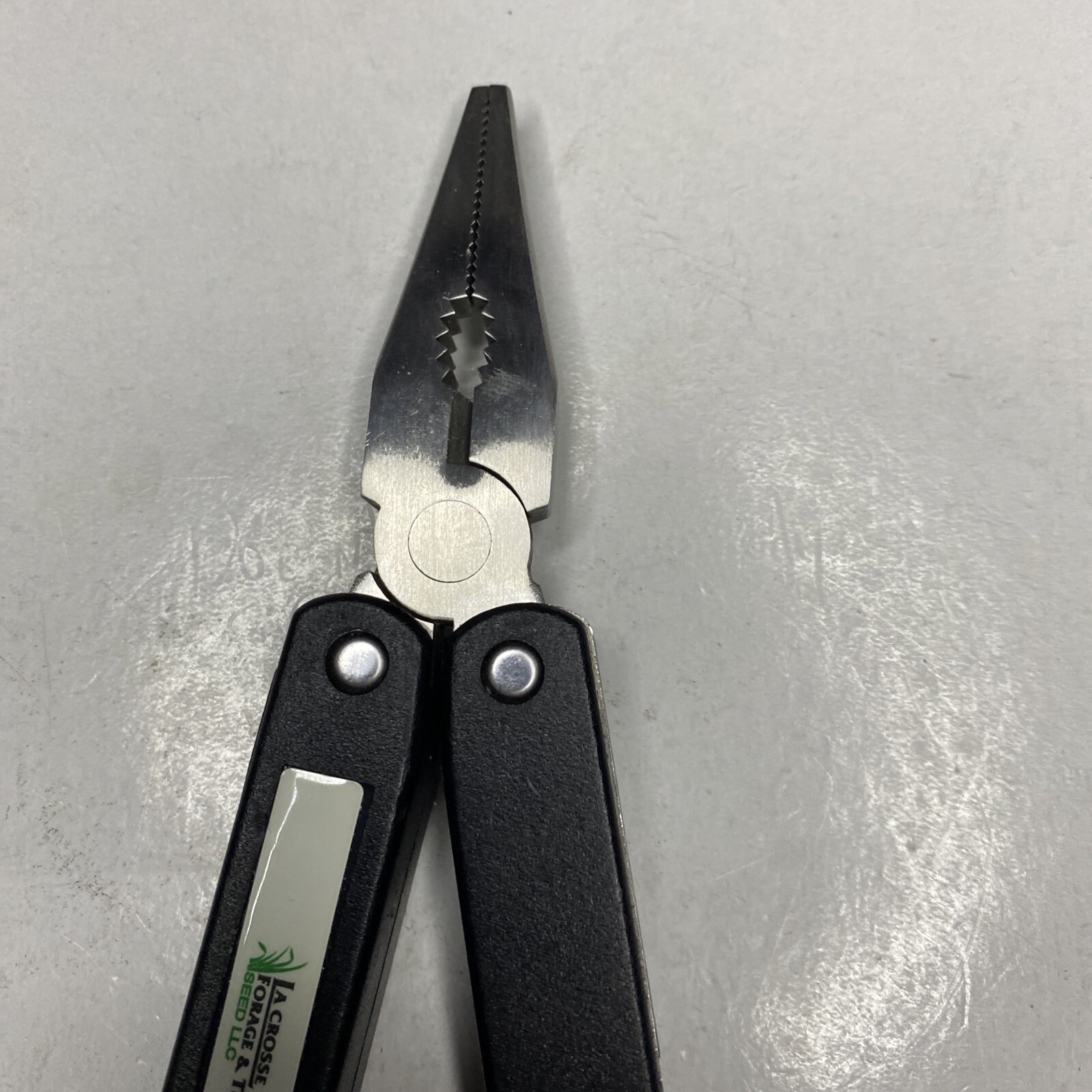 Barlow La Crosse Forage and Turf Logo Hard Plastic Grip Multi Tool Pliers