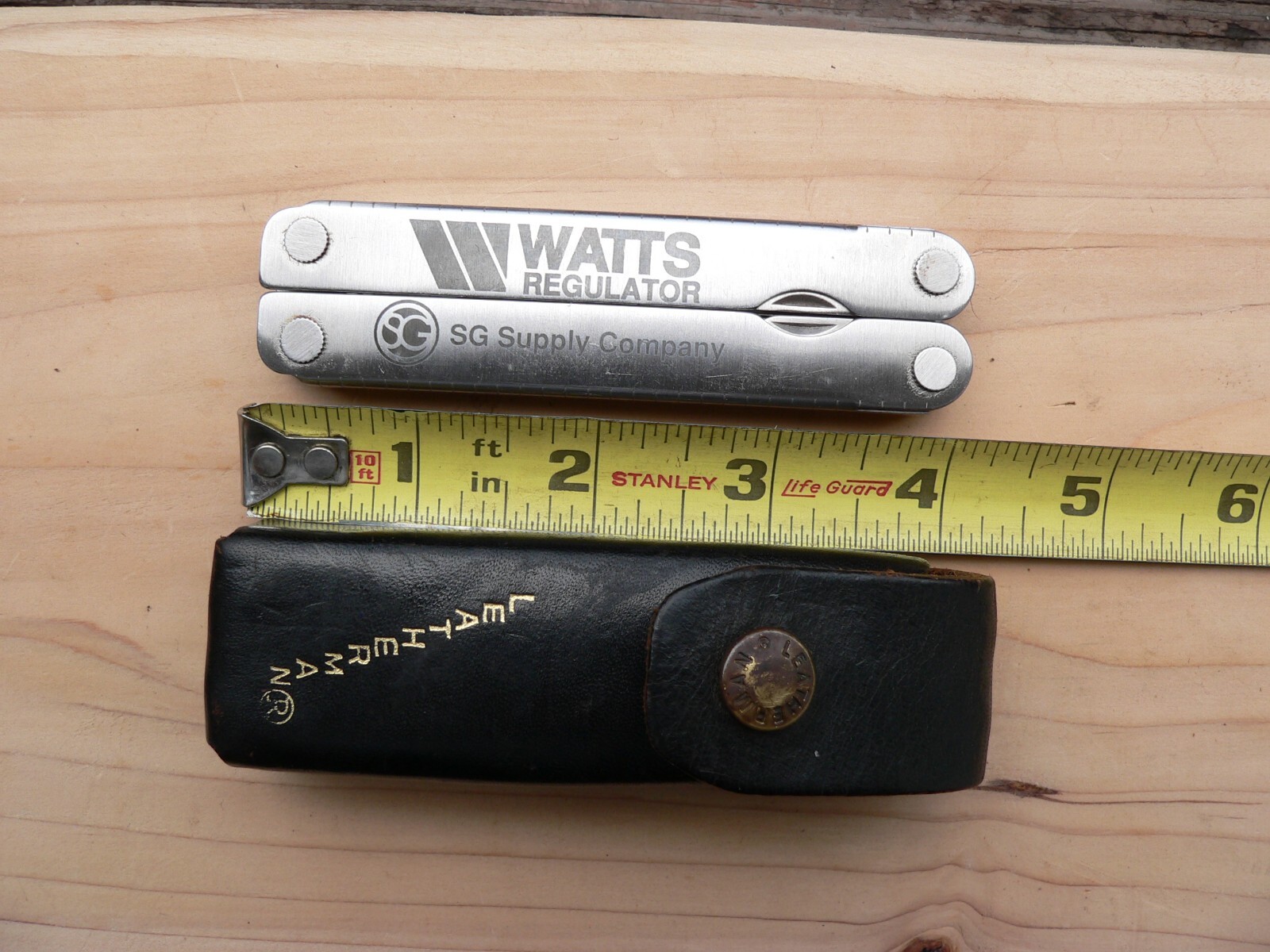 Leatherman No. 9680 Multi Tool with Leather Sheath Made in USA