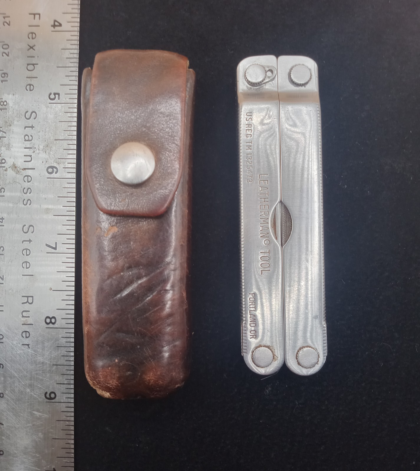 Vintage Leatherman PST Multi Tool W/ Leather Sheath June 1993 Date Code