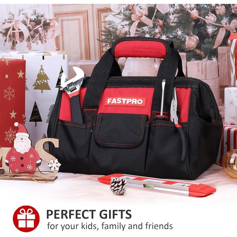 Comprehensive Hand Tool Set W/ Pliers Wrench Screwdriver Utility Knife Tool Bag