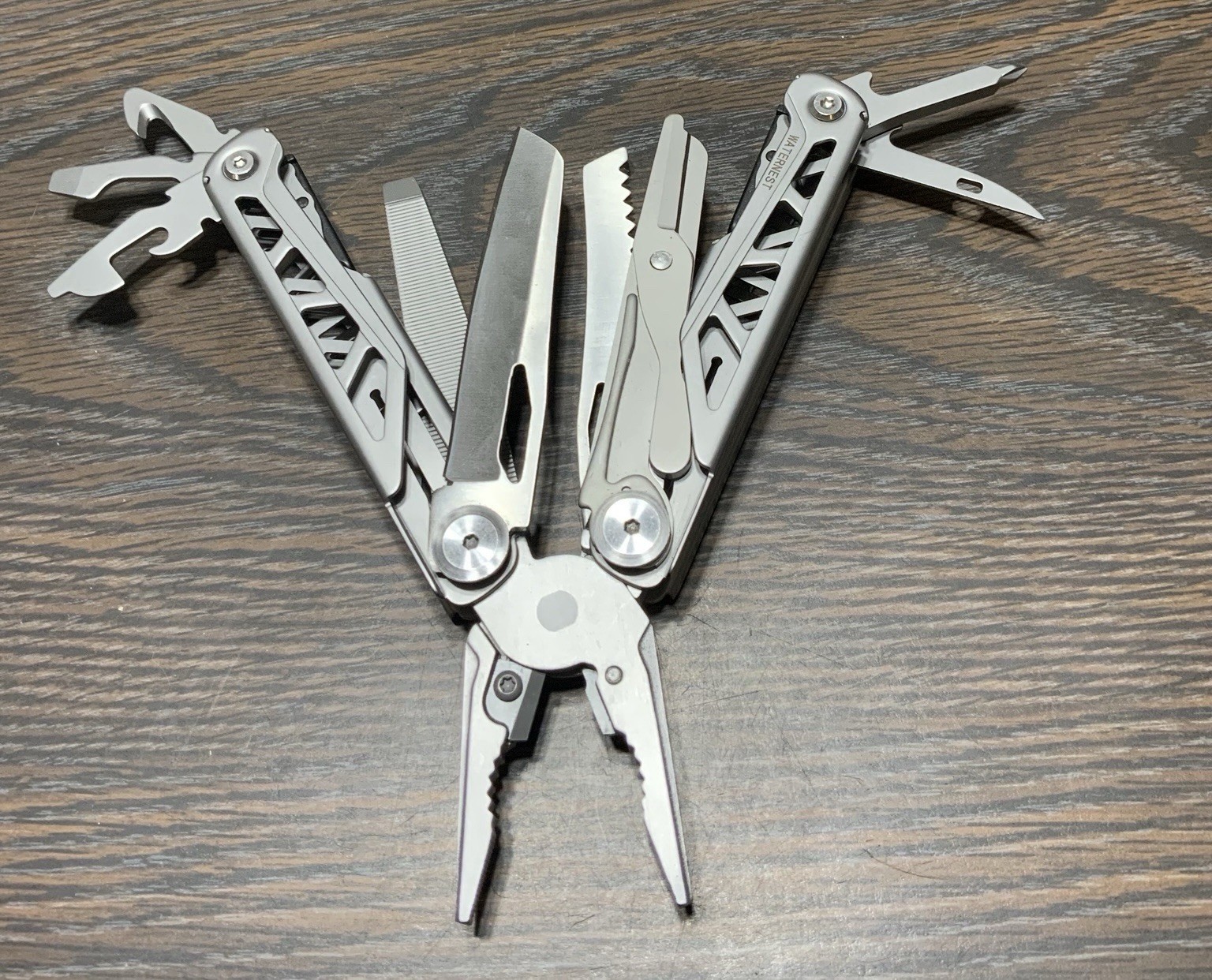 Waternest Multi Tool Tungsten/Stainless Steel 16 Tools Replaceable Pliers Teeth