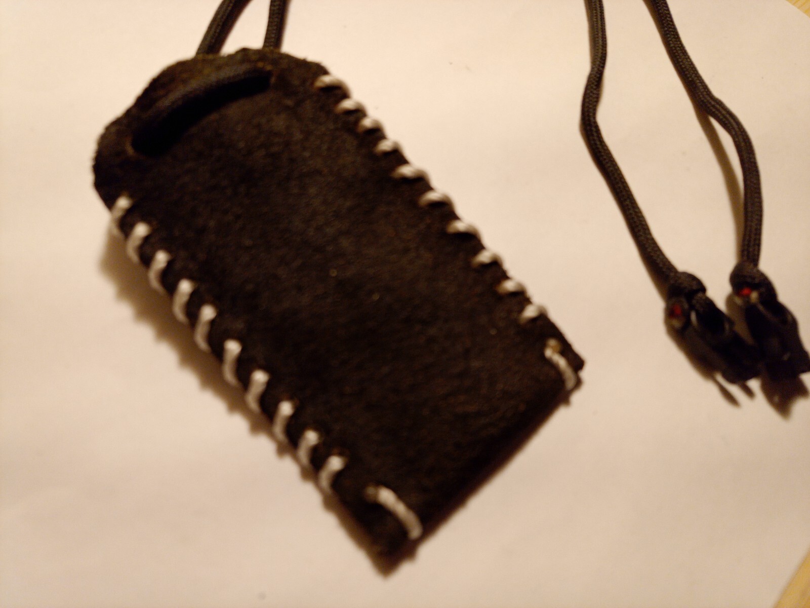 EDC Tools Minimalist Scavenger Necklace Pouch Mini Knife, Saw And Compass