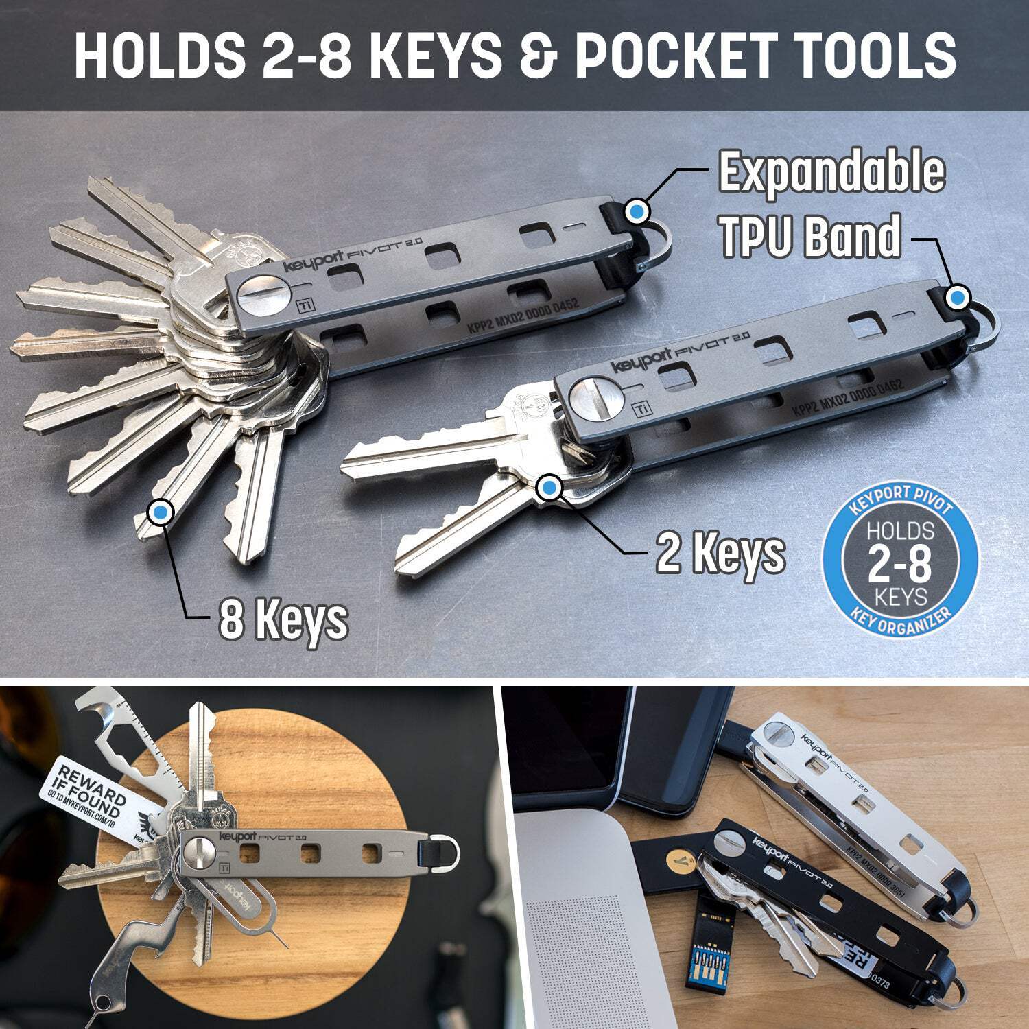 Keyport Pivot 2.0 – Titanium