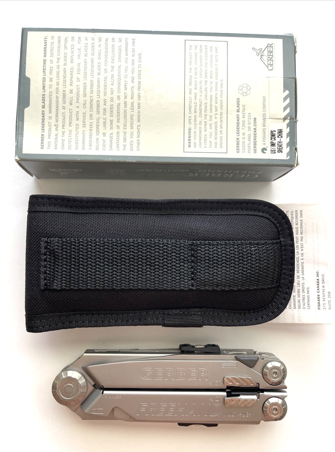 Gerber Freehand Multi-Plier Nylon Sheath Multi-Tool USA