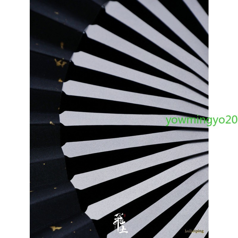6” Titanium Alloy Folding Fan Martial Arts Portable Carving Kung Fu Tai Ji NEW