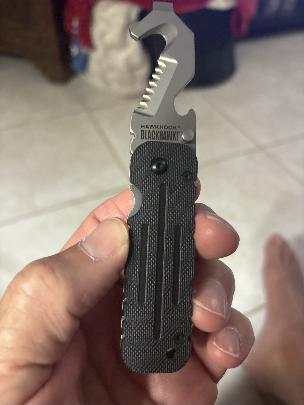 BLACKHAWK HAWKHOOK Compact Survival Multi-tool Military Friendly Camping Car New