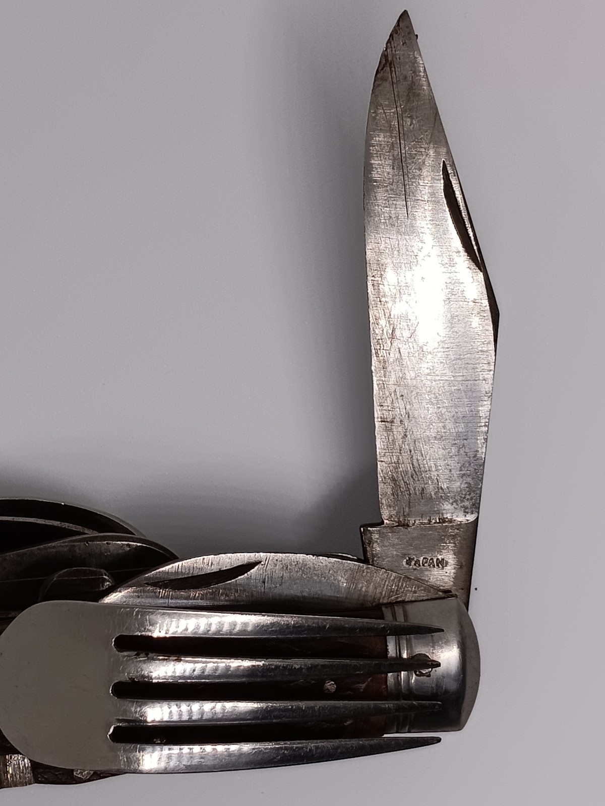 Vintage Hobo Multi-Tool Camping Knife Stainless Utensils & Survival Tools JAPAN
