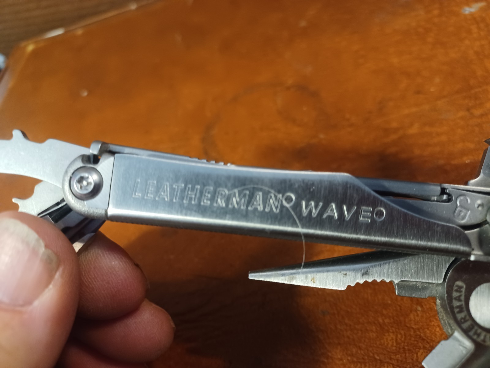 Idaho Steel Products Leatherman Wave Plus Multitool Stainless Steel Knife (D2)