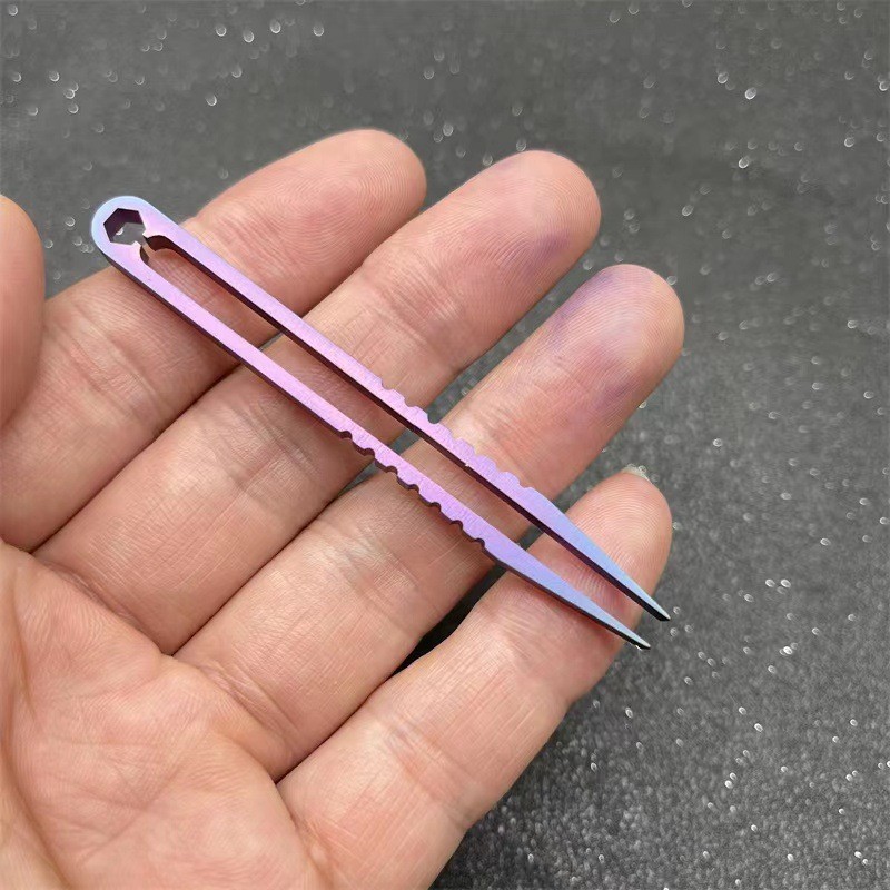 EDC Portable Titanium Alloy Technique Outdoor Survival Camping Travel Mini Tools