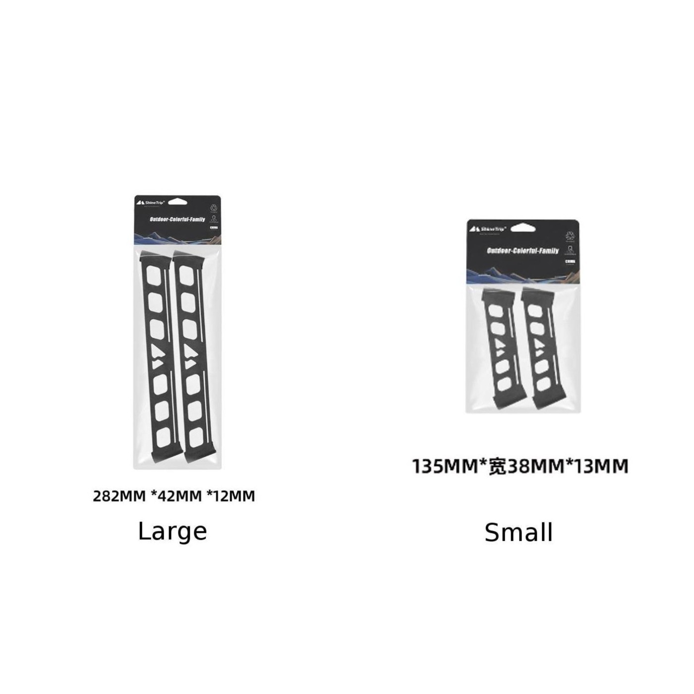 Side Buckle Storage Clasp for Triangular Shelves in Outdoor Activities