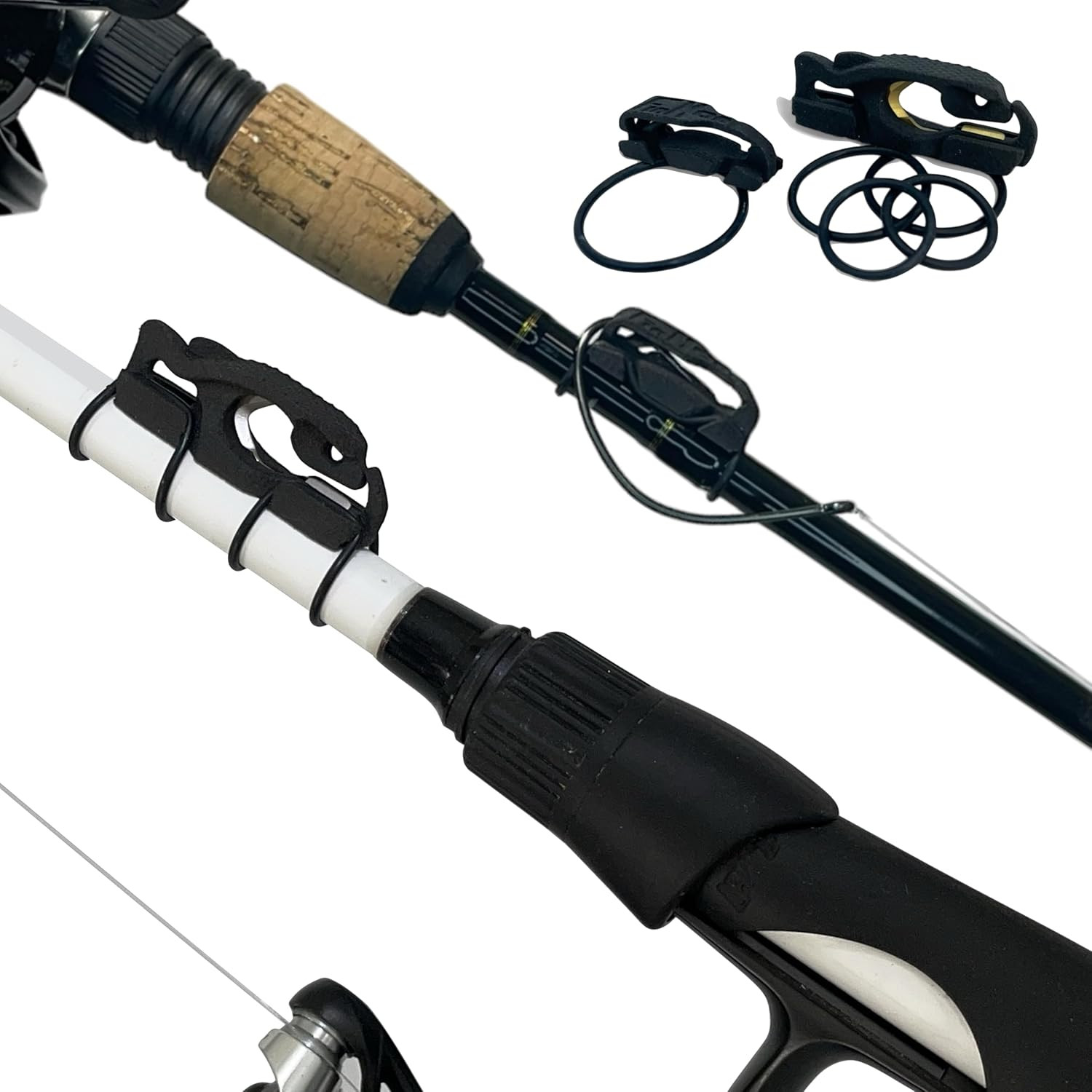 Multitool & Stow | Rod Mounted Line Cutter & Hook Keeper for Tackle Changes | Pr