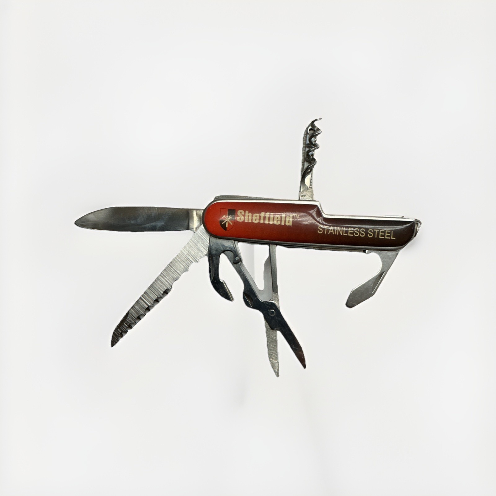 Sheffield 5 Piece Multi Function Knife Set. Flashlight Not Included.