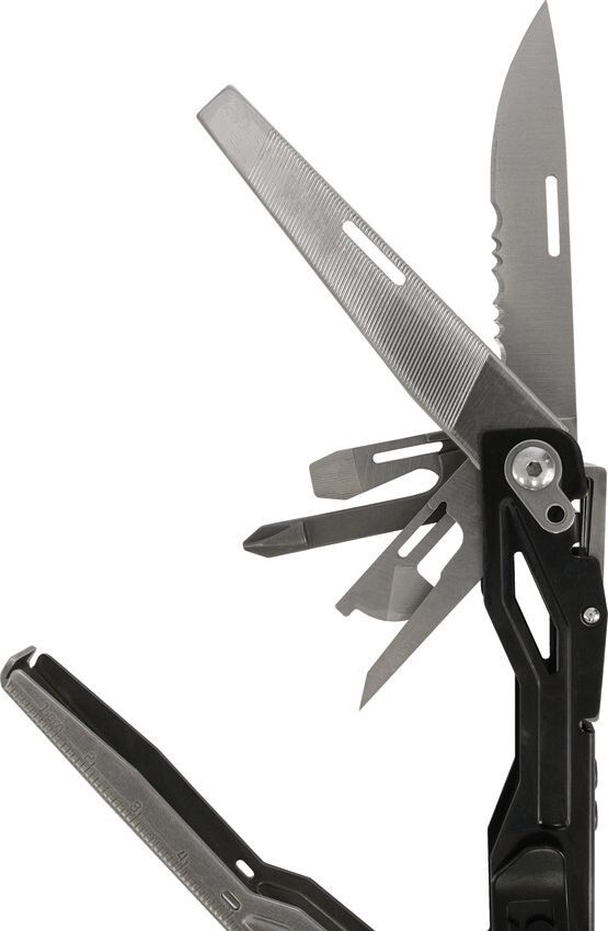 SOG Switchplier Multi Tool Several Essential Tools w/ Black Stainless Handles