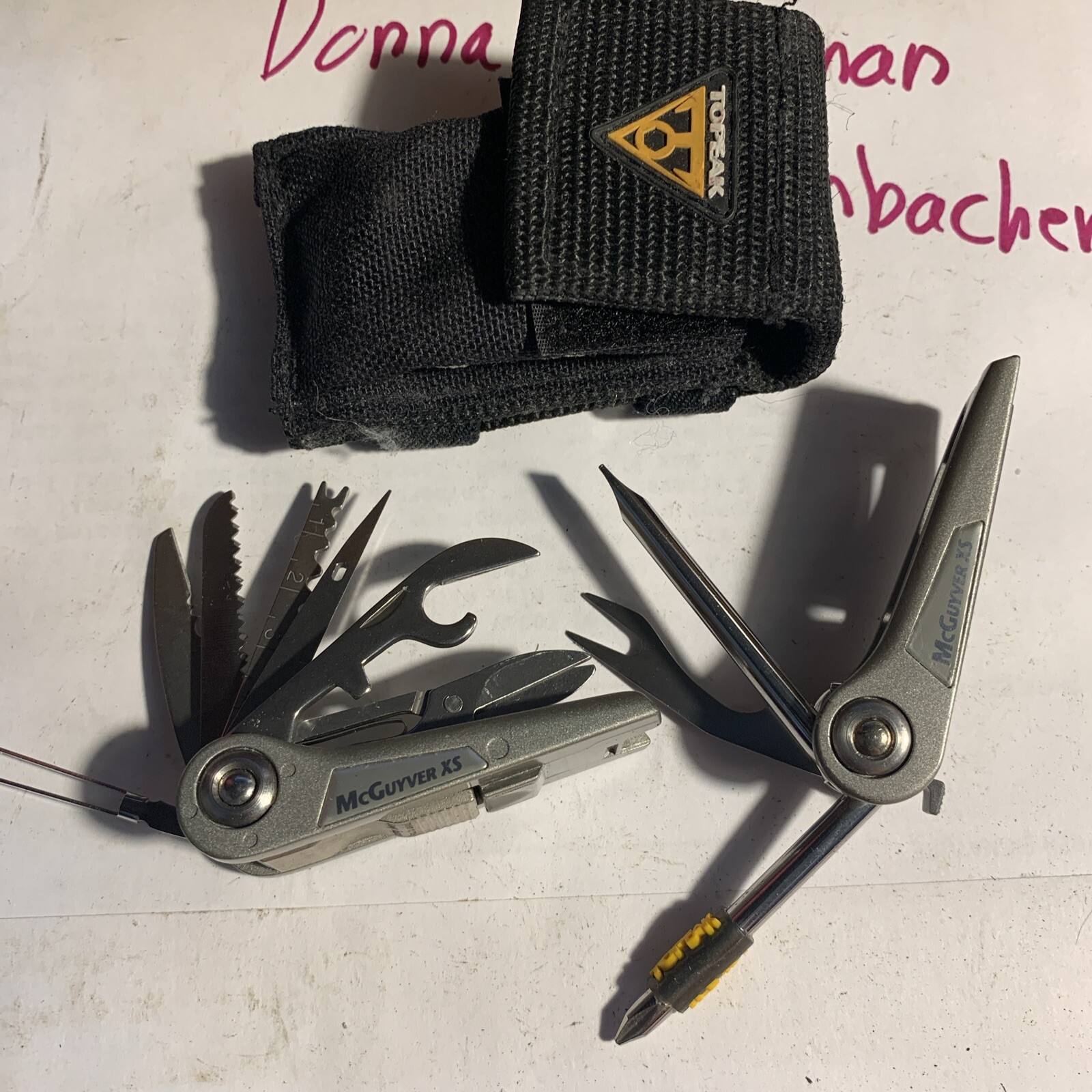 TOPEAK McGUYVER XS Multi-Tool Micro Mini Cycling Hiking MTB Camping Eddie Bauer