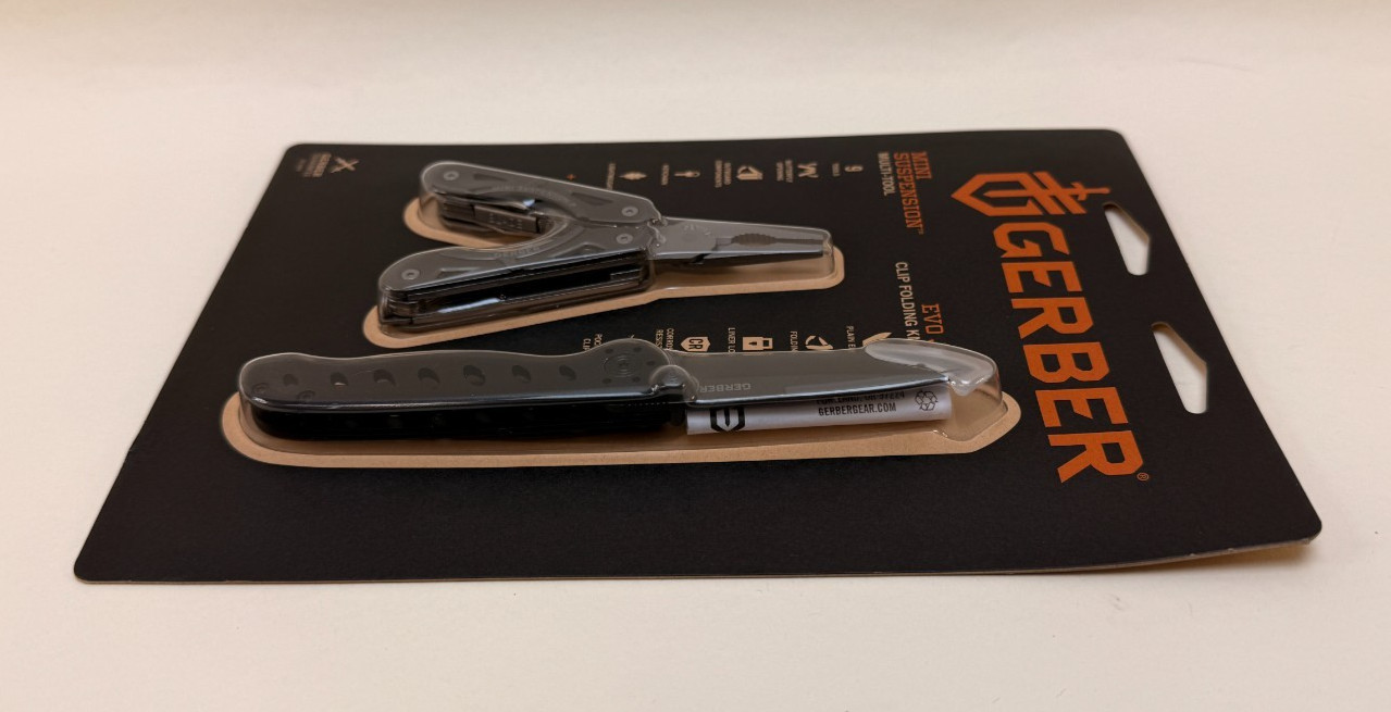 NEW/SEALED Gerber Mini Suspension Multi-Tool and EVO Jr. Folding Knife Combo Set