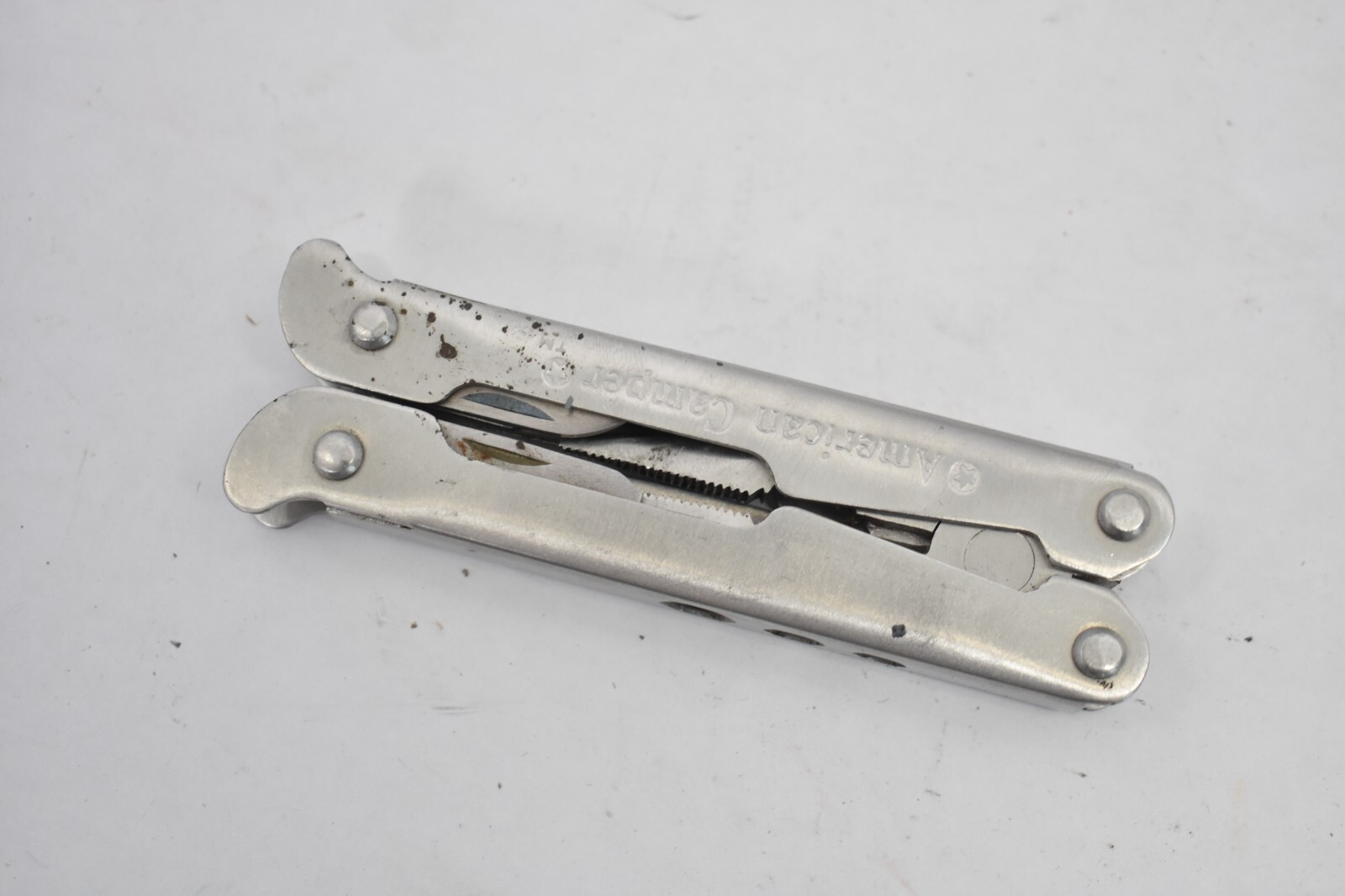 American Camper Pocket Knife Tool Set 8 In 1 Multi-Tool Camping Tool Set