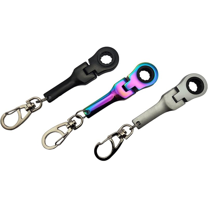 10mm Socket Wrench Keychain Portable Tool Compact Design Unique DIY Gift New
