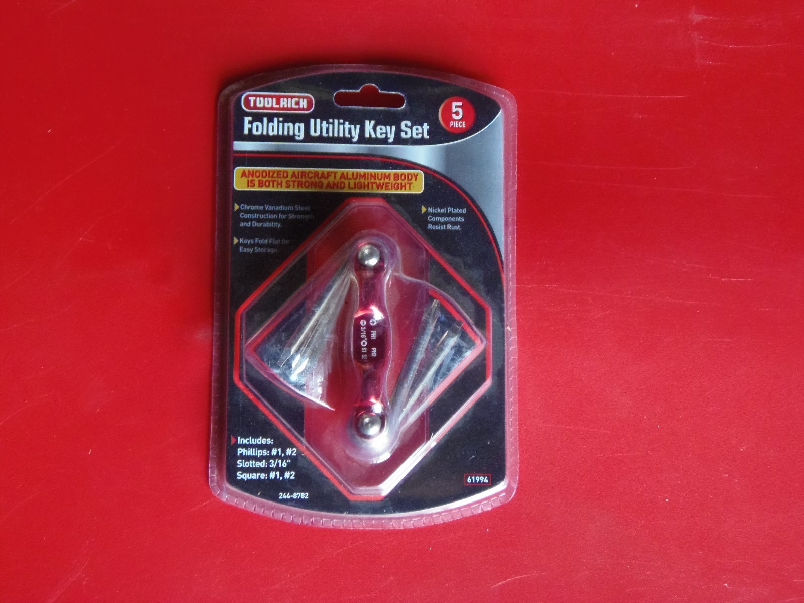 TOOL RICH FOLDING UTILITY KEY SET – 5 PIECE (TRL-PO-87)