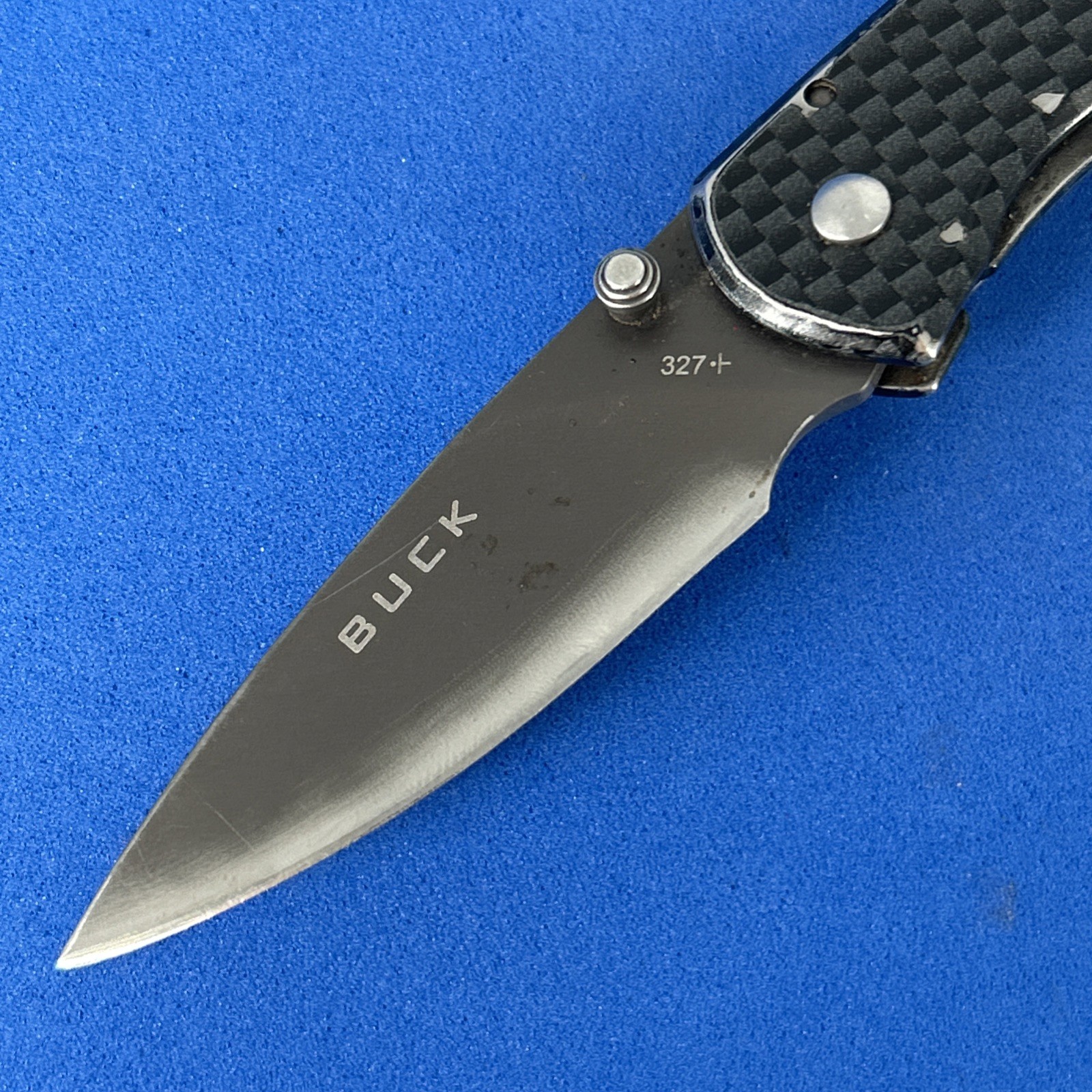 Buck 327 Nobleman Stainless STEEL Linerlock Folding Pocket KNIFE