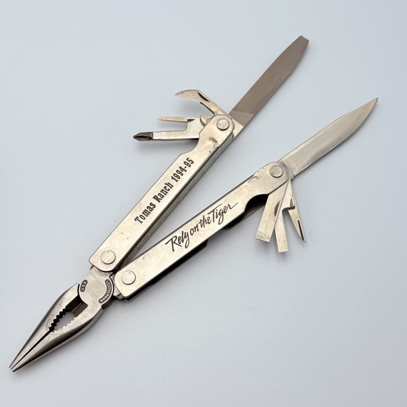 Leatherman Tool Original PST Multi-Tool Stainless Steel with Leather Sheath