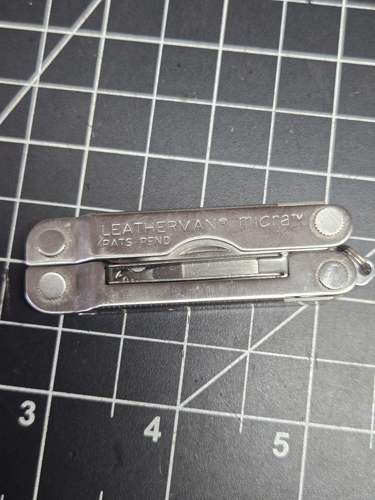 Leatherman Micra Stainless 10 Multi-Tool Pats Pend Camping Hiking Fishing
