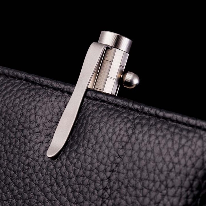 Titanium Alloy Pen Portable EDC Tools Pen TC4 Ballpoint Pen Men Office Pen Gifts