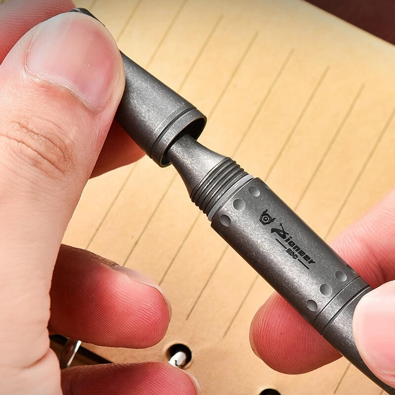 1PC EDC Titanium Pry Bar Crowbar Tactical Pen Outdoor Camping Multi Tool