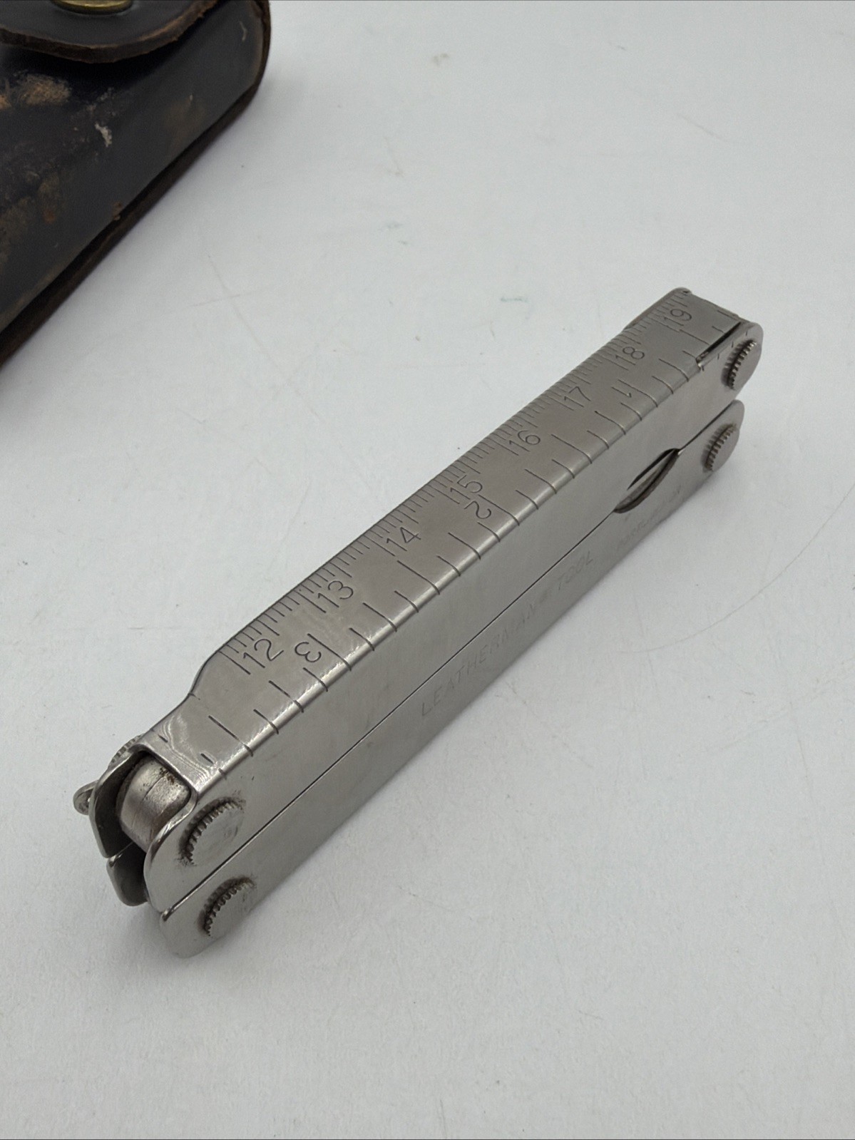Vintage Original Leatherman Multi Tool Portland OR Leather Sheath USA