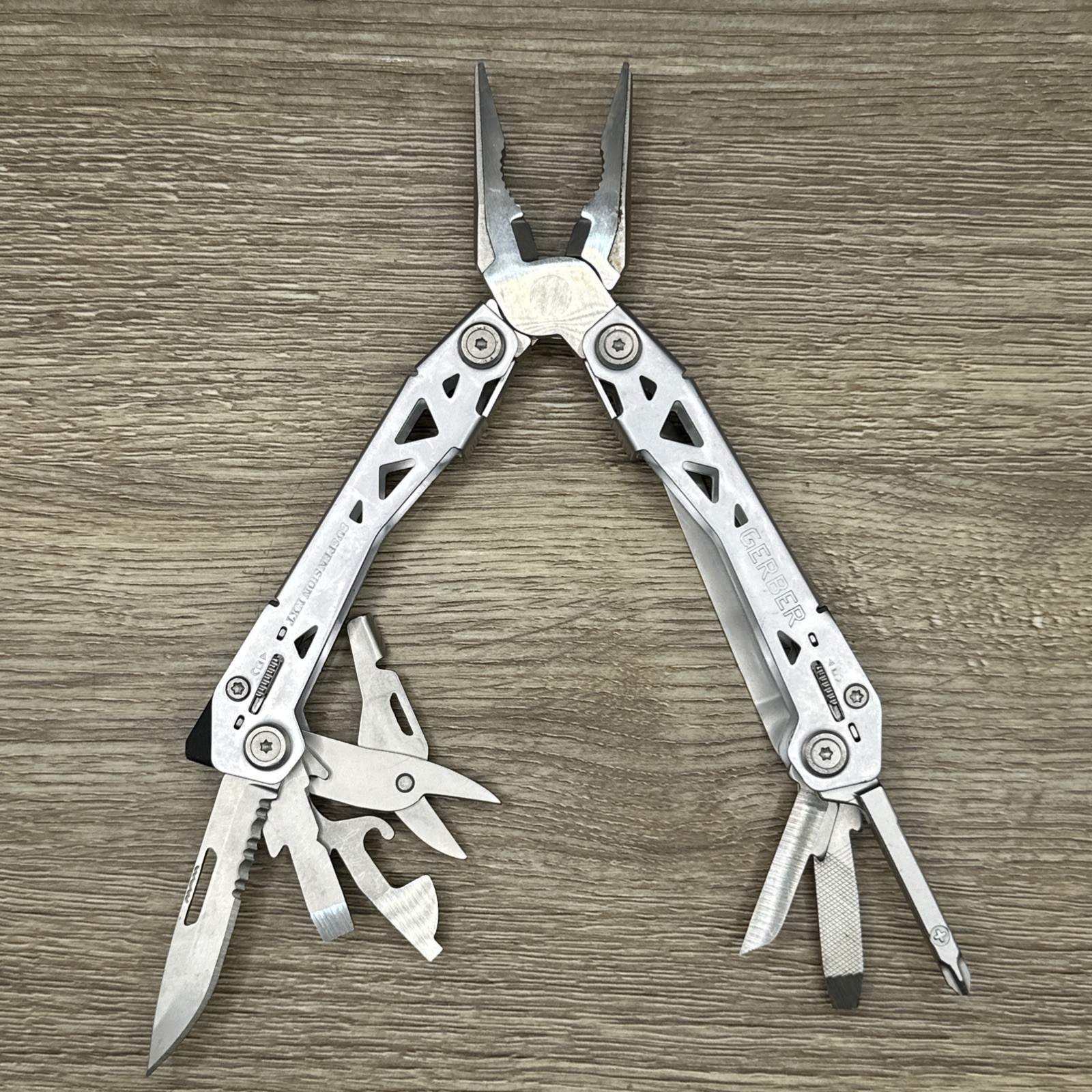 Gerber Suspension NXT Stainless 9 Tool Multi-Tool Pliers Used